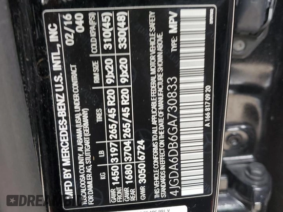 2016 Mercedes-Benz GLE 550e z VIN 4JGDA6DB6GA730833, wystawiony jako Copart lot #39977654 z przebiegiem 69 233 mil mil oraz . Historia ofert i sprzedaży dostępna na DreamBid. Obrazek 13.