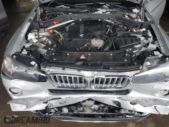 2016 BMW X3 xDrive28i with VIN 5UXWX9C58G0D79729, listed as a Copart auction lot 78850294 with 99,561 mi miles and Salvage Title. Bid and sale history available at carsss.com. Image 12.