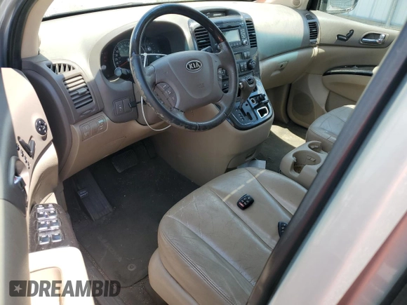 2012 Kia Sedona EX with VIN KNDMH4C73C6486976, listed as a Copart auction lot 55849525 with 215,427 mi miles and Clean Title. Bid and sale history available at DreamBid. Image 8.