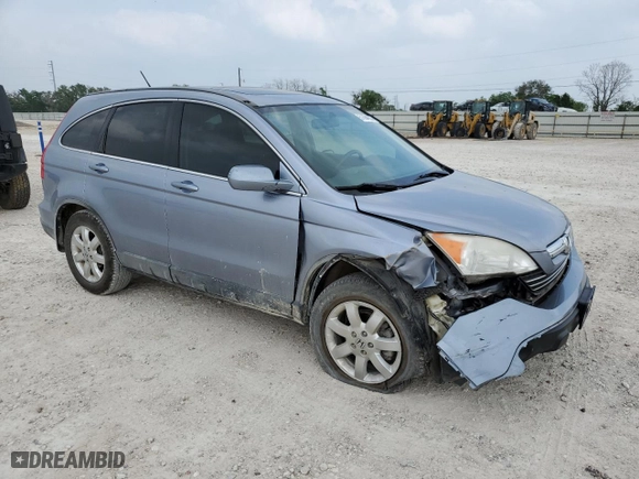2008 Honda CR-V EX-L with VIN JHLRE38748C033057, listed as a Copart auction lot 51684655 with 120,239 mi miles and Salvage Title. Bid and sale history available at carsss.com. Image 4.