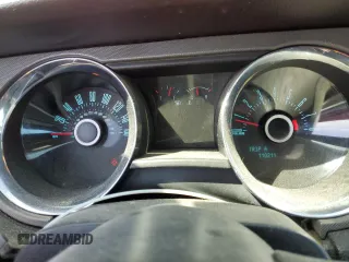 2013 Ford Mustang V6 with VIN 1ZVBP8EM2D5203895, listed as a Copart auction lot 55858695 with 110,219 mi miles and Salvage title. Bid and sale history available at DreamBid. Image 9.