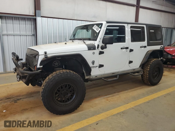 2012 Jeep Wrangler Unlimited Sport z VIN 1C4BJWDG4CL140250, wystawiony jako Copart lot #55174665 z przebiegiem 91 285 mil mil oraz Szkoda całkowita • Salvage title. Historia ofert i sprzedaży dostępna na DreamBid. Obrazek 1.