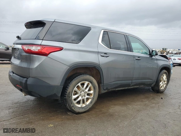 2020 Chevrolet Traverse LS with VIN 1GNEVFKW9LJ207424, listed as a Copart auction lot 50713085 with 73,382 mi miles and Salvage Title. Bid and sale history available at carsss.com. Image 3.