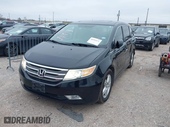 2013 Honda Odyssey Touring with VIN 5FNRL5H9XDB073706, listed as a IAAI auction lot 41591111 with 158,305 mi miles and . Bid and sale history available at carsss.com. Image 21.