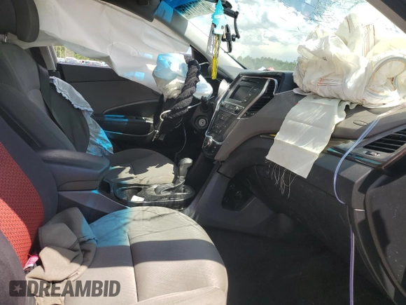 2018 Hyundai Santa Fe 2.4L with VIN 5NMZT3LBXJH064786, listed as a Copart auction lot 57051115 with 127,691 mi miles and Salvage title. Bid and sale history available at DreamBid. Image 7.