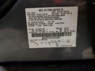 2018 Ford EcoSport SE z VIN MAJ3P1TE5JC244397, wystawiony jako Copart lot #50326965 z przebiegiem 52 867 mil mil oraz Szkoda całkowita • Salvage title. Historia ofert i sprzedaży dostępna na DreamBid. Obrazek 13.