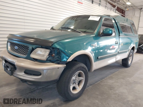 1997 Ford F-150 z VIN 1FTEF18L3VKC01590, wystawiony jako IAAI lot #41807198 z przebiegiem 210 000 mil mil oraz . Historia ofert i sprzedaży dostępna na DreamBid. Obrazek 2.