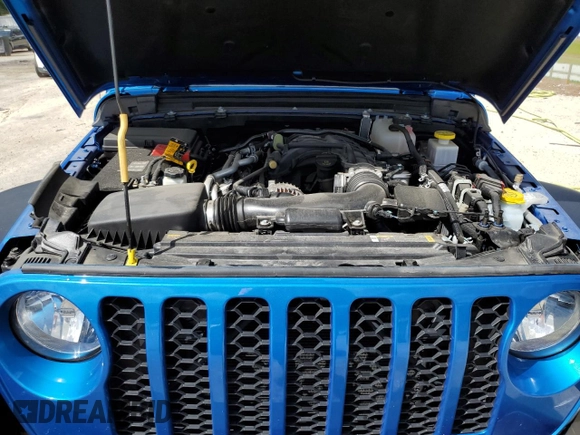 2023 Jeep Gladiator Sport S z VIN 1C6HJTAG4PL562366, wystawiony jako Copart lot #51542765 z przebiegiem 21 564 mil mil oraz Szkoda całkowita • Salvage title. Historia ofert i sprzedaży dostępna na DreamBid. Obrazek 11.