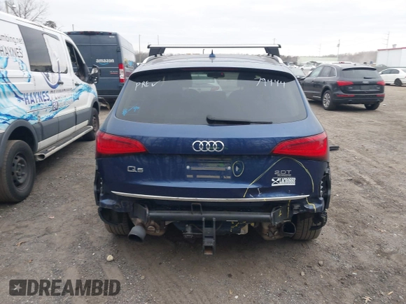 2016 Audi Q5 Premium Plus with VIN WA1L2AFP4GA046673, listed as a IAAI auction lot 41012010 with 52,553 mi miles. Bid and sale history available at carsss.com. Image 16.