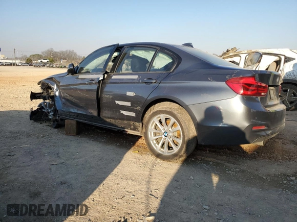 2017 BMW 3 Series 320i with VIN WBA8E1G31HNU19030, listed as a Copart auction lot 46920075 with 69,418 mi miles and Salvage Title. Bid and sale history available at carsss.com. Image 2.