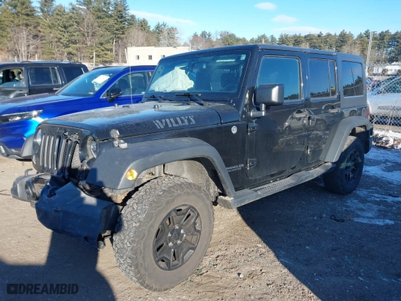 2015 Jeep Wrangler Unlimited Sport with VIN 1C4BJWDG5FL766989, listed as a IAAI auction lot 41342159 with 182,483 mi miles. Bid and sale history available at carsss.com. Image 17.