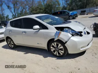 2016 Nissan LEAF SV with VIN 1N4BZ0CP2GC303867, listed as a Copart auction lot 47894815 with 85,797 mi miles and Salvage Title. Bid and sale history available at carsss.com. Image 4.