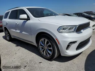 2022 Dodge Durango SXT with VIN 1C4RDHAG0NC130548, listed as a Copart auction lot 75073024 with 0 mi miles and Salvage Title. Bid and sale history available at carsss.com. Image 4.