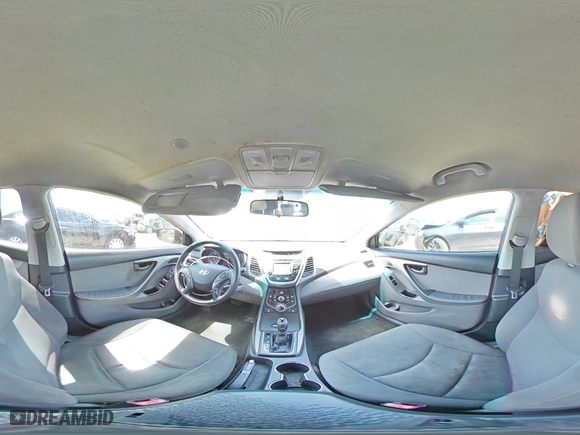2014 Hyundai Elantra SE with VIN KMHDH4AE1EU142347, listed as a Copart auction lot 50061405 with 180,992 mi miles and Salvage Title. Bid and sale history available at carsss.com. Image 14.