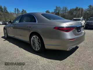 2021 Mercedes-Benz S with VIN W1K6G7GB5MA038965, listed as a Copart auction lot 55501585 with 90,055 mi miles and Clean Title. Bid and sale history available at carsss.com. Image 3.