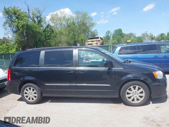 2016 Chrysler Town & Country Touring with VIN 2C4RC1BG2GR291874, listed as a IAAI auction lot 42167607 with 265,316 mi miles. Bid and sale history available at carsss.com. Image 13.