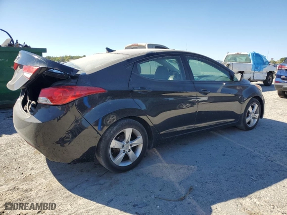 2013 Hyundai Elantra Limited PZEV with VIN 5NPDH4AE3DH351571, listed as a Copart auction lot 45668105 with 105,358 mi miles and Non Repairable. Bid and sale history available at carsss.com. Image 3.
