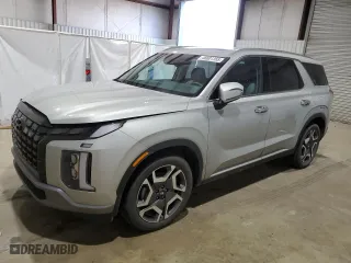 2023 Hyundai Palisade SEL with VIN KM8R44GE5PU614433, listed as a Copart auction lot 48601355 with 31,463 mi miles and Salvage Title. Bid and sale history available at carsss.com. Image 1.