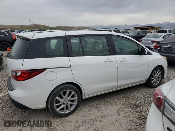 2012 Mazda 5 Touring with VIN JM1CW2CL2C0113997, listed as a Copart auction lot 54355345 with 126,267 mi miles and Salvage Title. Bid and sale history available at DreamBid. Image 3.