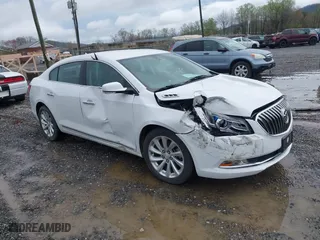 2014 Buick LaCrosse Leather with VIN 1G4GB5G37EF206535, listed as a IAAI auction lot 41968522 with 134,267 mi miles. Bid and sale history available at carsss.com. Image 1.