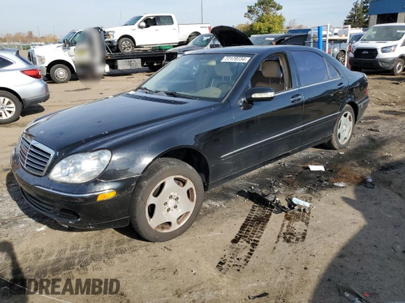 2006 Mercedes-Benz S 500 with VIN WDBNG84JX6A476485, listed as a Copart auction lot 77179734 with 229,079 mi miles and Clean title. Bid and sale history available at DreamBid. Image 1.