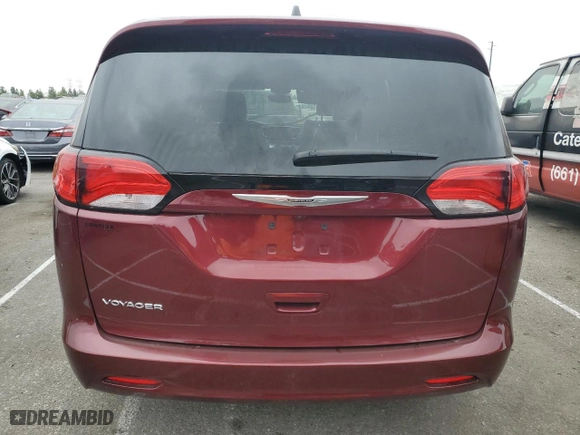 2021 Chrysler Voyager LXI with VIN 2C4RC1DG9MR546027, listed as a Copart auction lot 72005114 with 56,088 mi miles and Salvage Title. Bid and sale history available at carsss.com. Image 6.