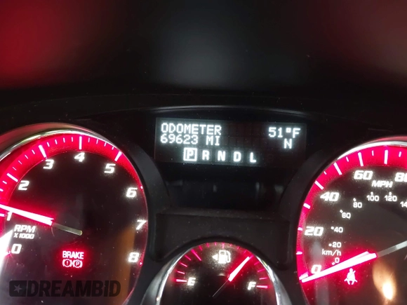 2012 GMC Acadia SLT1 with VIN 1GKKVRED2CJ361758, listed as a IAAI auction lot 41489213 with 69,623 mi miles. Bid and sale history available at carsss.com. Image 7.