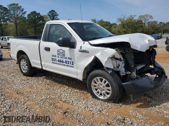 2017 Ford F-150 XL with VIN 1FTMF1C88HFC79214, listed as a Copart auction lot 50723685 with Not provided miles and Salvage title. Bid and sale history available at DreamBid. Image 4.