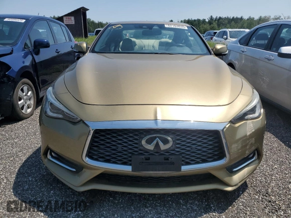 2017 Infiniti Q60 Red Sport 400 with VIN JN1FV7EL0HM700972, listed as a Copart auction lot 62163635 with 124,364 mi miles and Clean title. Bid and sale history available at DreamBid. Image 5.