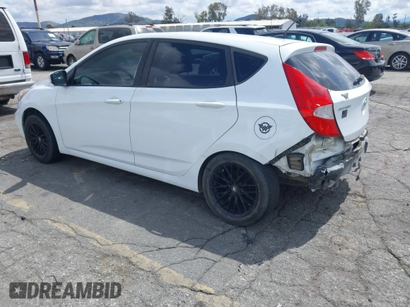 2017 Hyundai Accent SE with VIN KMHCT5AE1HU343041, listed as a IAAI auction lot 41846628 with 106,801 mi miles and . Bid and sale history available at DreamBid. Image 3.