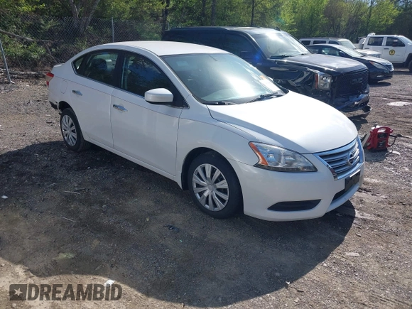 2014 Nissan Sentra S with VIN 3N1AB7AP9EL682389, listed as a IAAI auction lot 41881617 with 88,656 mi miles and . Bid and sale history available at DreamBid. Image 1.