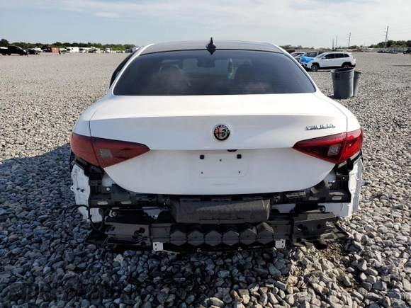 2021 Alfa Romeo Giulia Ti Sport with VIN ZARFAMBN4M7647771, listed as a Copart auction lot 63988035 with 29,720 mi miles and Salvage title. Bid and sale history available at DreamBid. Image 6.