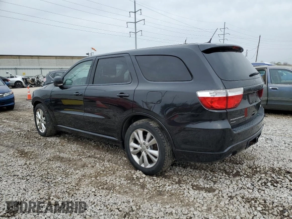 2011 Dodge Durango R/T with VIN 1D4SE6GT4BC682642, listed as a Copart auction lot 52618815 with 139,898 mi miles and Salvage title. Bid and sale history available at DreamBid. Image 2.