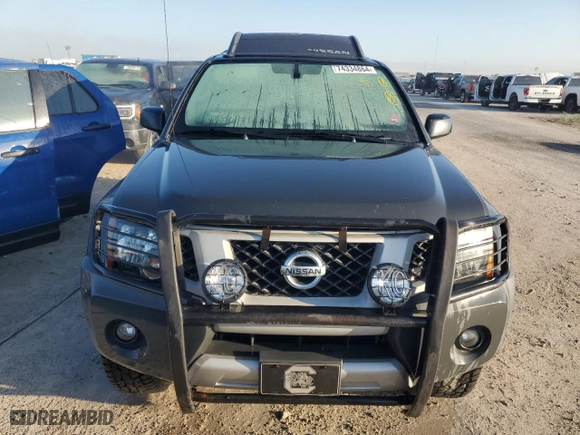 2012 Nissan Xterra S with VIN 5N1AN0NW9CC520750, listed as a Copart auction lot 74334864 with NaN miles and Non Repairable. Bid and sale history available at carsss.com. Image 5.