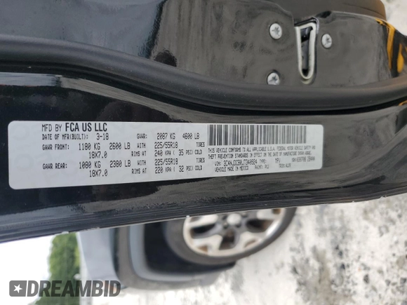 2018 Jeep Compass Limited z VIN 3C4NJDCB0JT340924, wystawiony jako Copart lot #60721325 z przebiegiem 140 441 mil mil oraz Szkoda całkowita • Salvage title. Historia ofert i sprzedaży dostępna na DreamBid. Obrazek 13.
