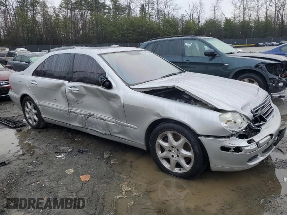 2006 Mercedes-Benz S 430 with VIN WDBNG83J56A480722, listed as a Copart auction lot 84189154 with 126,437 mi miles and Salvage Title. Bid and sale history available at carsss.com. Image 4.