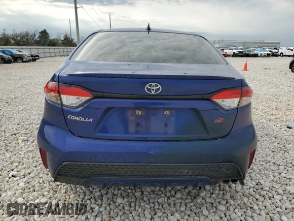 2020 Toyota Corolla SE with VIN JTDS4RCE8LJ051172, listed as a Copart auction lot 83102824 with Not Provided miles and Salvage Title. Bid and sale history available at DreamBid. Image 6.