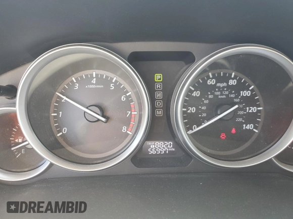 2015 Mazda CX-9 Grand Touring with VIN JM3TB3DA7F0454094, listed as a Copart auction lot 61757035 with 56,997 mi miles and Salvage title. Bid and sale history available at DreamBid. Image 9.