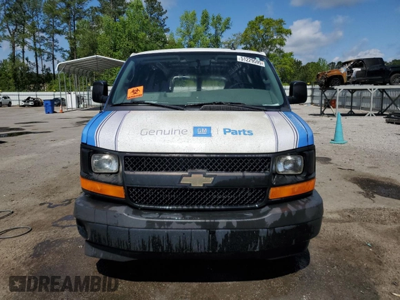 2017 Chevrolet Express Cargo with VIN 1GCWGAFF9H1352846, listed as a Copart auction lot 51229595 with 293,721 mi miles and Salvage Title. Bid and sale history available at DreamBid. Image 5.