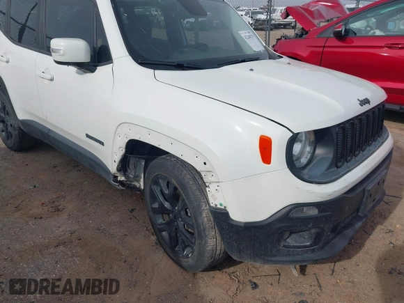 2017 Jeep Renegade Altitude with VIN ZACCJABHXHPG42119, listed as a IAAI auction lot 42248279 with 76,326 mi miles and . Bid and sale history available at DreamBid. Image 6.