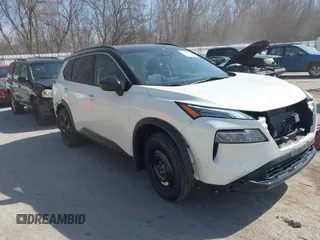 2023 Nissan Rogue SV with VIN JN8BT3BB1PW206178, listed as a IAAI auction lot 41796534 with 18,609 mi miles. Bid and sale history available at carsss.com. Image 1.