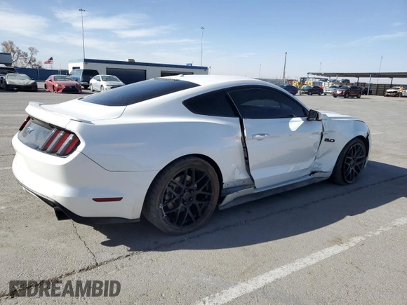 2017 Ford Mustang GT with VIN 1FA6P8CF3H5286712, listed as a Copart auction lot 49548165 with 53,135 mi miles and Salvage Title. Bid and sale history available at carsss.com. Image 3.