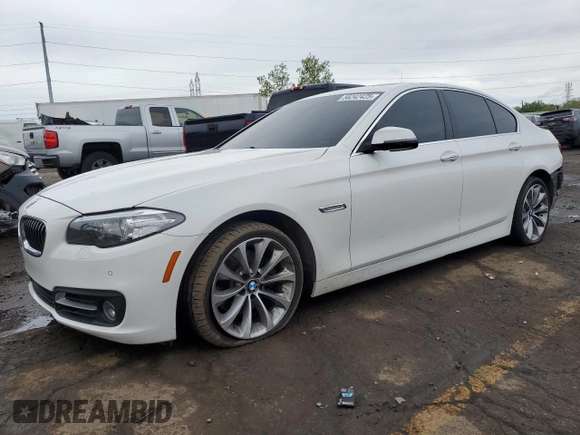 2016 BMW 5 Series 528i xDrive z VIN WBA5A7C50GG152149, wystawiony jako Copart lot #56242425 z przebiegiem 91 366 mil mil oraz Czysty tytuł • Clean title. Historia ofert i sprzedaży dostępna na DreamBid. Obrazek 1.