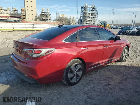 2016 Hyundai Sonata Hybrid Limited with VIN KMHE34L18GA021946, listed as a Copart auction lot 46665355 with 118,513 mi miles and Salvage Title. Bid and sale history available at carsss.com. Image 3.