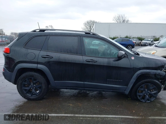 2016 Jeep Cherokee Trailhawk with VIN 1C4PJMBS5GW304062, listed as a IAAI auction lot 41756813 with 112,671 mi miles. Bid and sale history available at carsss.com. Image 14.