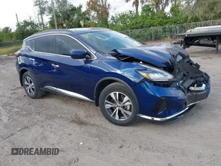 2020 Nissan Murano SV z VIN 5N1AZ2BJ3LN162980, wystawiony jako IAAI lot #41187955 z przebiegiem 57 319 mil mil oraz . Historia ofert i sprzedaży dostępna na DreamBid. Obrazek 1.