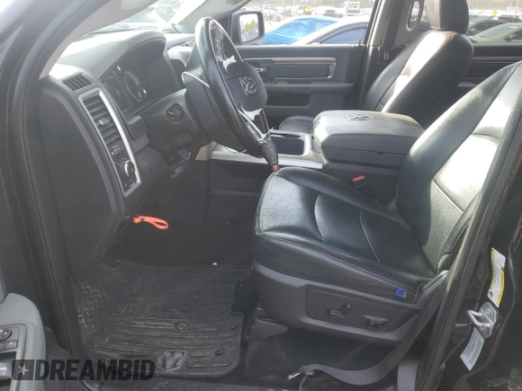 2017 Ram 1500 Big Horn with VIN 3C6RR7LT7HG505737, listed as a Copart auction lot 53357345 with 0 mi miles and Salvage Title. Bid and sale history available at carsss.com. Image 7.