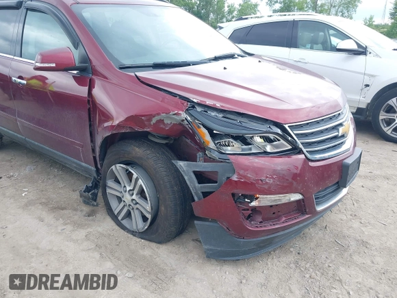 2015 Chevrolet Traverse LT with VIN 1GNKVGKD7FJ122450, listed as a IAAI auction lot 42491203 with 81,164 mi miles and . Bid and sale history available at DreamBid. Image 6.