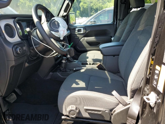 2024 Jeep Wrangler Sport S z VIN 1C4PJXDGXRW334039, wystawiony jako Copart lot #62534415 z przebiegiem 13 528 mil mil oraz Szkoda całkowita • Salvage title. Historia ofert i sprzedaży dostępna na DreamBid. Obrazek 7.