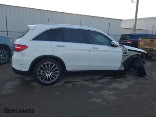 2018 Mercedes-Benz GLC with VIN WDC0G4KB0JV109381, listed as a IAAI auction lot 41476483 with 144,632 mi miles. Bid and sale history available at carsss.com. Image 14.